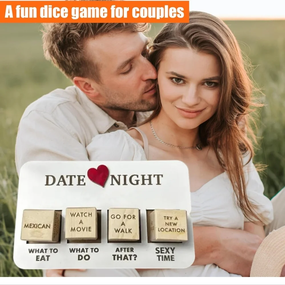 💘Date Night Dice for Couples, Date Night Ideas Dice After Dark Edition 🩷 Vday - Picture 3 of 4